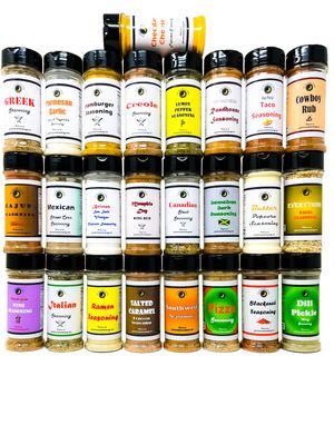 Premium | Ultimate Seasoning Variety Pack - 25 LARGE SHAKERS