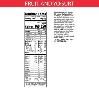 Kellogg's Special K Breakfast Cereal, Family Breakfast, Fiber Cereal, Fruit and Yogurt, 13oz Box (1 Box)