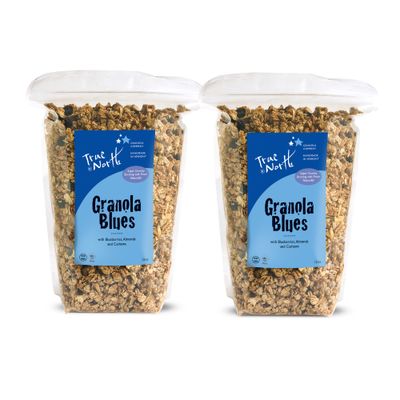 True North Granola - Granola Blues with Dried Blueberries, Almonds and Cashews, All Natural and Non-GMO, 12 oz. (Pack of 2)