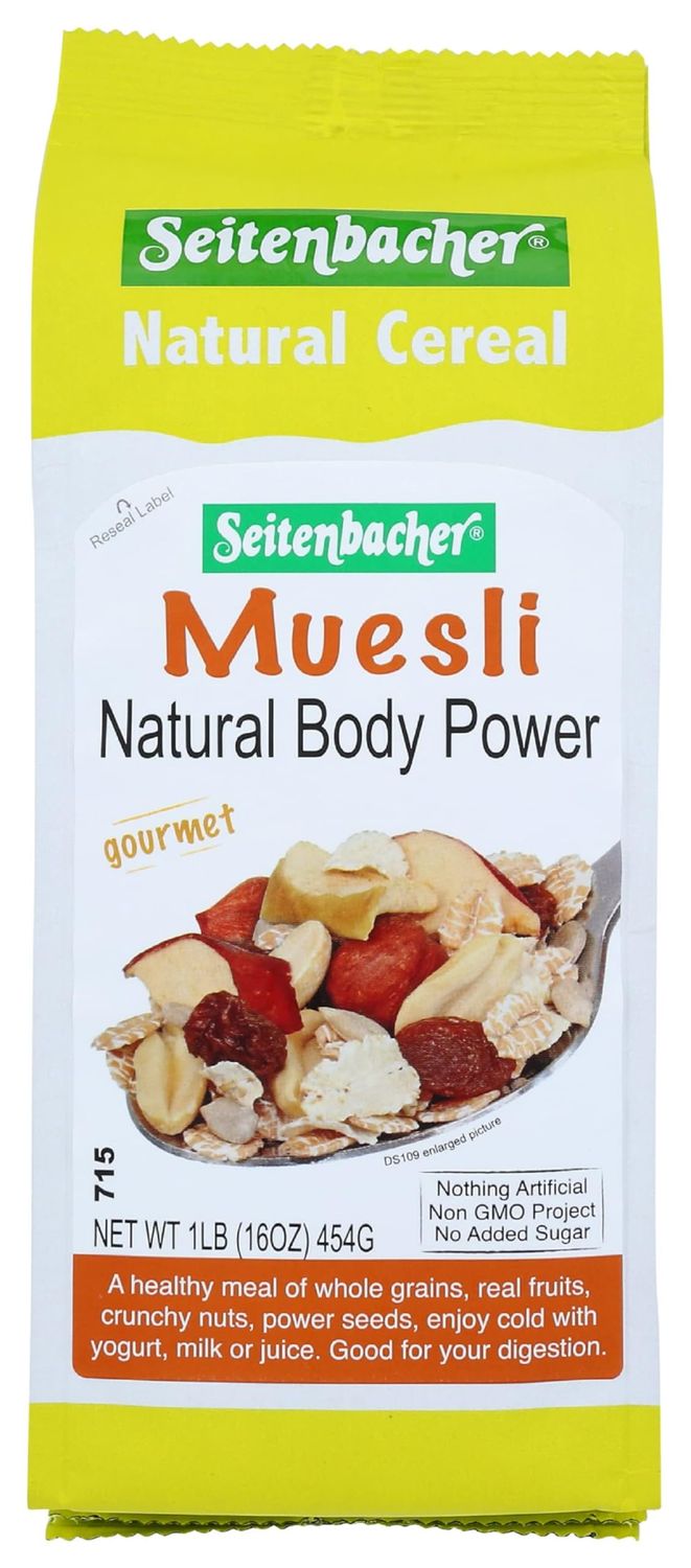 Seitenbacher Musli #1 Natural Body Power Cereal, 16 Ounce