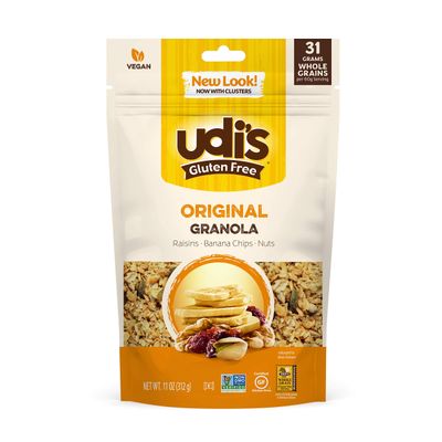 Udi&#39;s Gluten Free Original Granola, Dairy Free and Egg Free, 11 Ounce (Packaging May Vary)