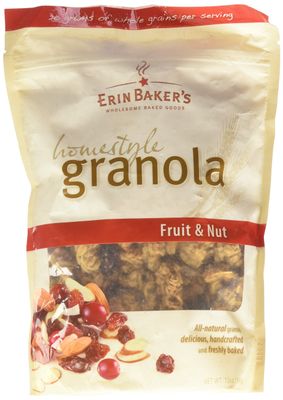 Erin Baker&#39;s Homestyle Granola, Fruit &amp; Nut, 12 oz
