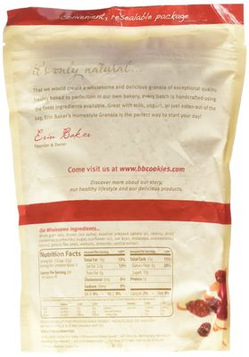 Erin Baker's Homestyle Granola, Fruit &amp; Nut, 12 oz