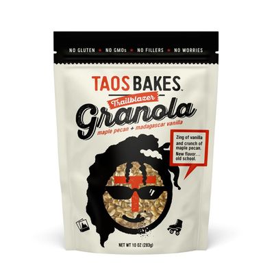 Taos Bakes - Maple Pecan &amp; Madagascar Vanilla Granola - Crunchy Granola Breakfast Snack - Gluten Free, No GMOS, No Fillers - 10 oz (Pack of 3)