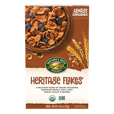 Nature&#39;s Path Organic Heritage Flakes Cereal, 13.25 oz (Pack of 1), Non-GMO