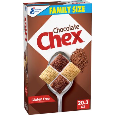Chocolate Chex Gluten Free Cereal, Homemade Chex Mix Ingredient, Family Size, 20.3 oz