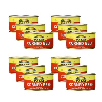 Palm Corned Beef - Premium Quality From New Zealand - 12 x 11.5 Oz (326 grams) by Palm