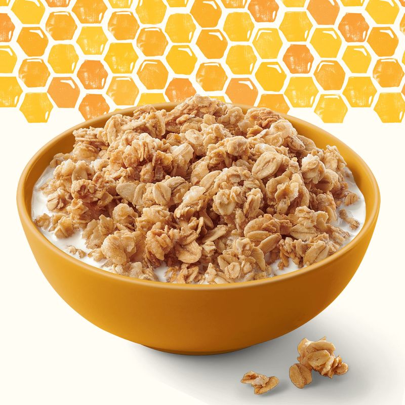 Cascadian Farm Organic Granola, Oats and Honey Cereal, Resealable Pouch, 11 oz.