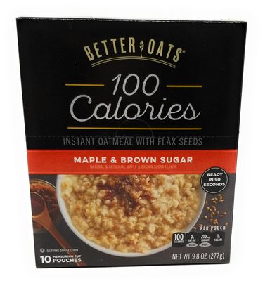 Better Oats Bundle: (1) Apples &amp; Cinnamon 9.8oz, (1) Maple and Brown Sugar 9.8oz (2 Boxes Total)