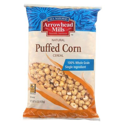Arrowhead Mills Puffed Corn Cereal, 6 oz (Pack of 12)