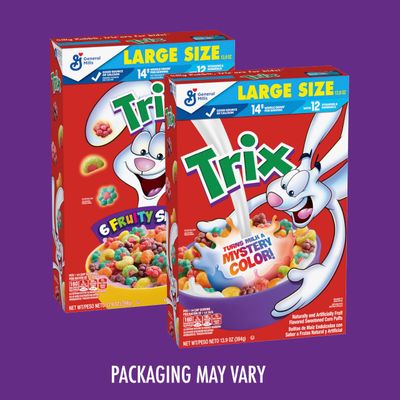 Trix, Cereal, Fruit Flavored Corn Puffs, 13.9 oz