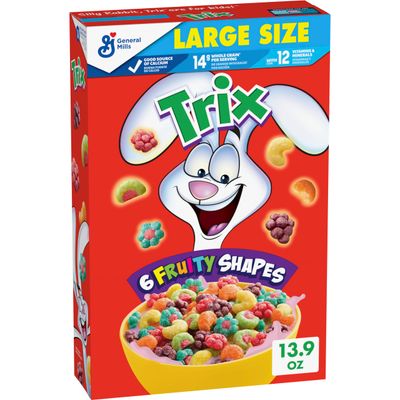 Trix, Cereal, Fruit Flavored Corn Puffs, 13.9 oz