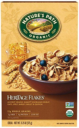 Nature&#39;s Path Organic - Cereal Heritage Flakes Whole Grains High Fiber - 13.25 oz.