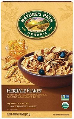 Nature&#39;s Path Organic - Cereal Heritage Flakes Whole Grains High Fiber - 13.25 oz.