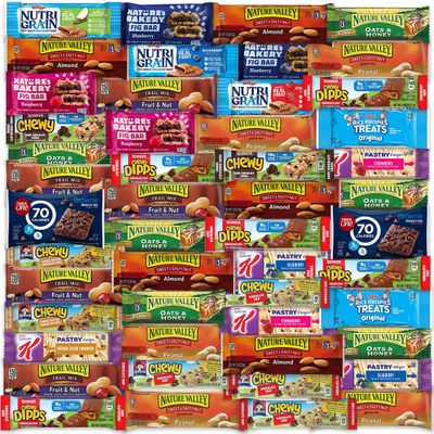 Snack Bar Variety Box Care Package - 50 Count