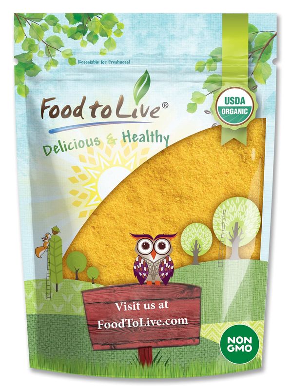 Food to Live Organic Mango Powder, 5 Pounds - Non-GMO, Made from Raw Dried Fruit, Unsulfured, Vegan, Bulk, Great for Baking, Juices, Smoothies, Yogurts, Contains Maltodextrin, No Sulphites