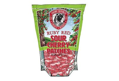 Cherry Republic Ruby Red Sour Cherry Patches - Bold Sweet &amp; Sour Candy, Bursting with Real Cherry Flavor - Classic Favorite Snack, Perfect for Sharing - 8 oz Bag