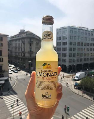 Lurisia La Nostra Limonata, Carbonated Lemon Beverage - 9.3 oz (12 Glass Bottles)