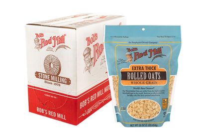 Bob&#39;s Red Mill Extra Thick Rolled Oats, 16-ounce (Pack of 4)