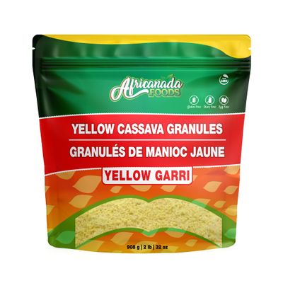 Yellow Cassava Granules | Yellow Garri | Eba | 908g | 2 lb