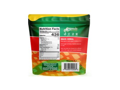 Yellow Cassava Granules | Yellow Garri | Eba | 908g | 2 lb