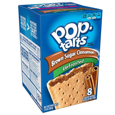 Pop Tarts Toaster Pastries, Unfrosted Brown Sugar Cinnamon 8 ea (Pack of 2)