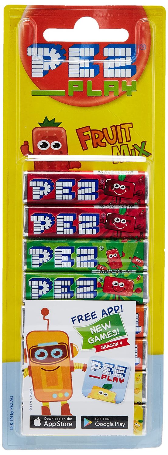 Pez Stangen 4-Frucht 8 pcs