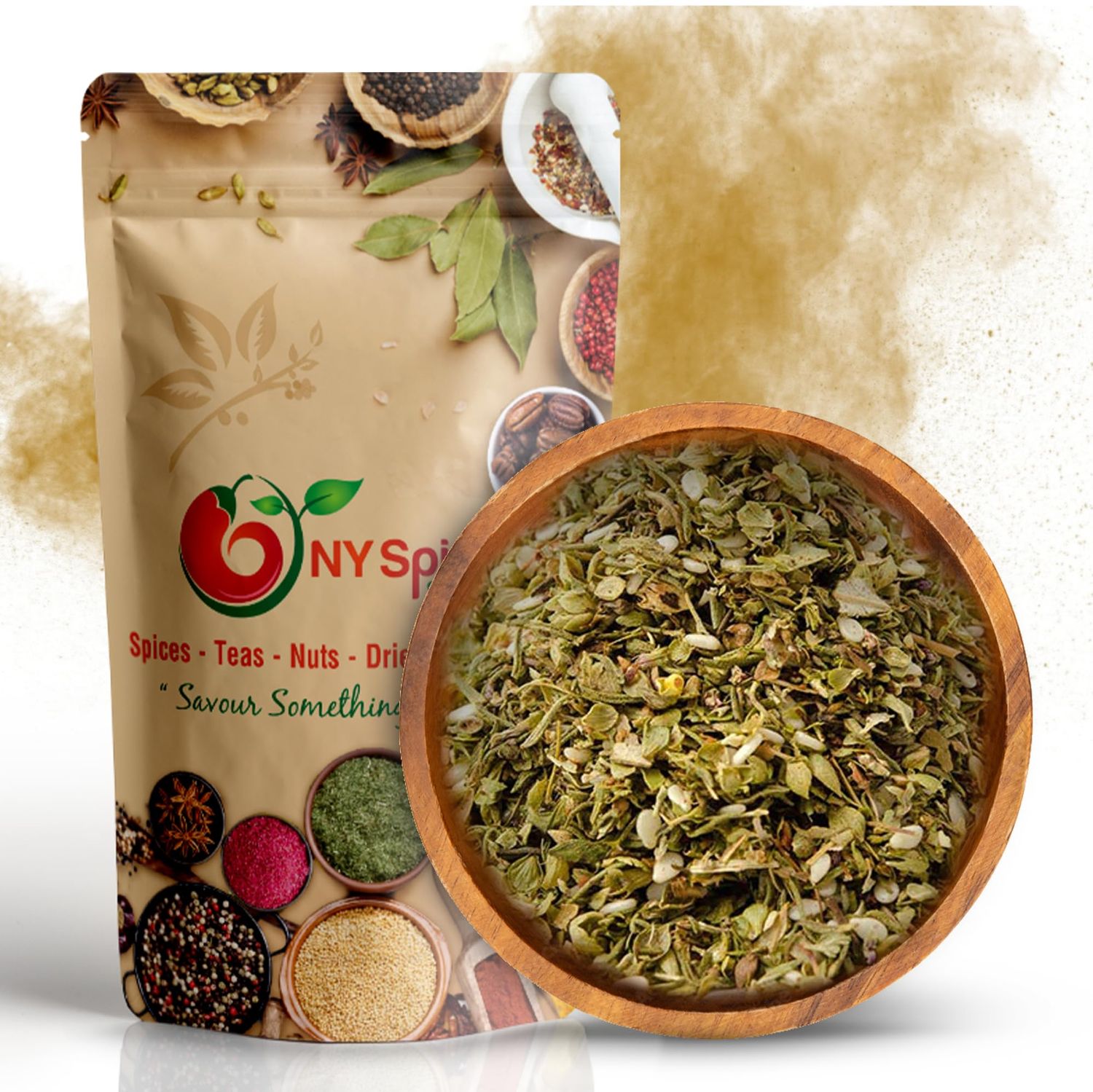 NY Spice Shop Zaatar Spice Mix - Homemade Za&#39;atar Blend - Authentic Zahtar Flavors - Middle Eastern Herbs, Spice Blends &amp; Seasonings - 6 Ounce