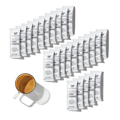 Copper Cow Coffee California Sweetened Condensed Milk Creamers - Single-Serve and All-Natural Pre-Filled Packets - (25 Pack)