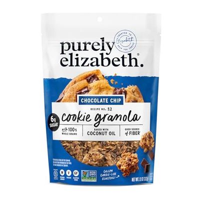 Purely Elizabeth Cookie Granola, Chocolate Chip, Gluten-Free, Non-GMO (11oz Bag)