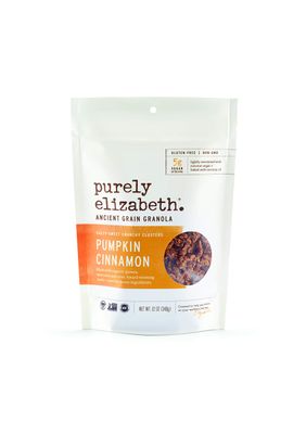 Purely Elizabeth Ancient Grain Granola - Gluten-free, Vegan &amp; Non-GMO | Certified Organic | Baked with Coconut Oil | Pumpkin Cinnamon - 12oz