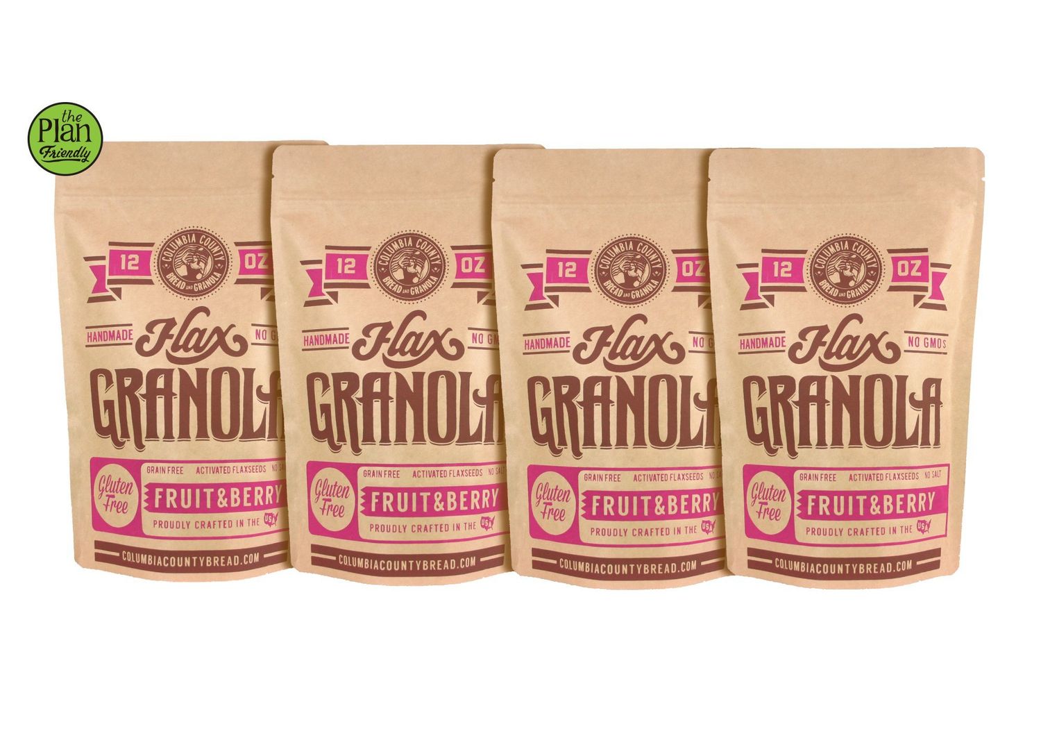 Flax Granola 4 Pack (Fruit &amp; Berry)