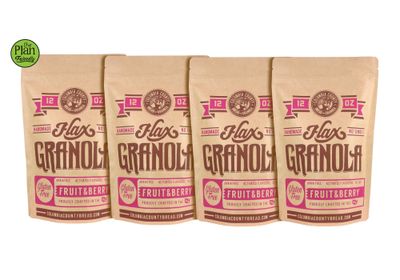 Flax Granola 4 Pack (Fruit &amp; Berry)