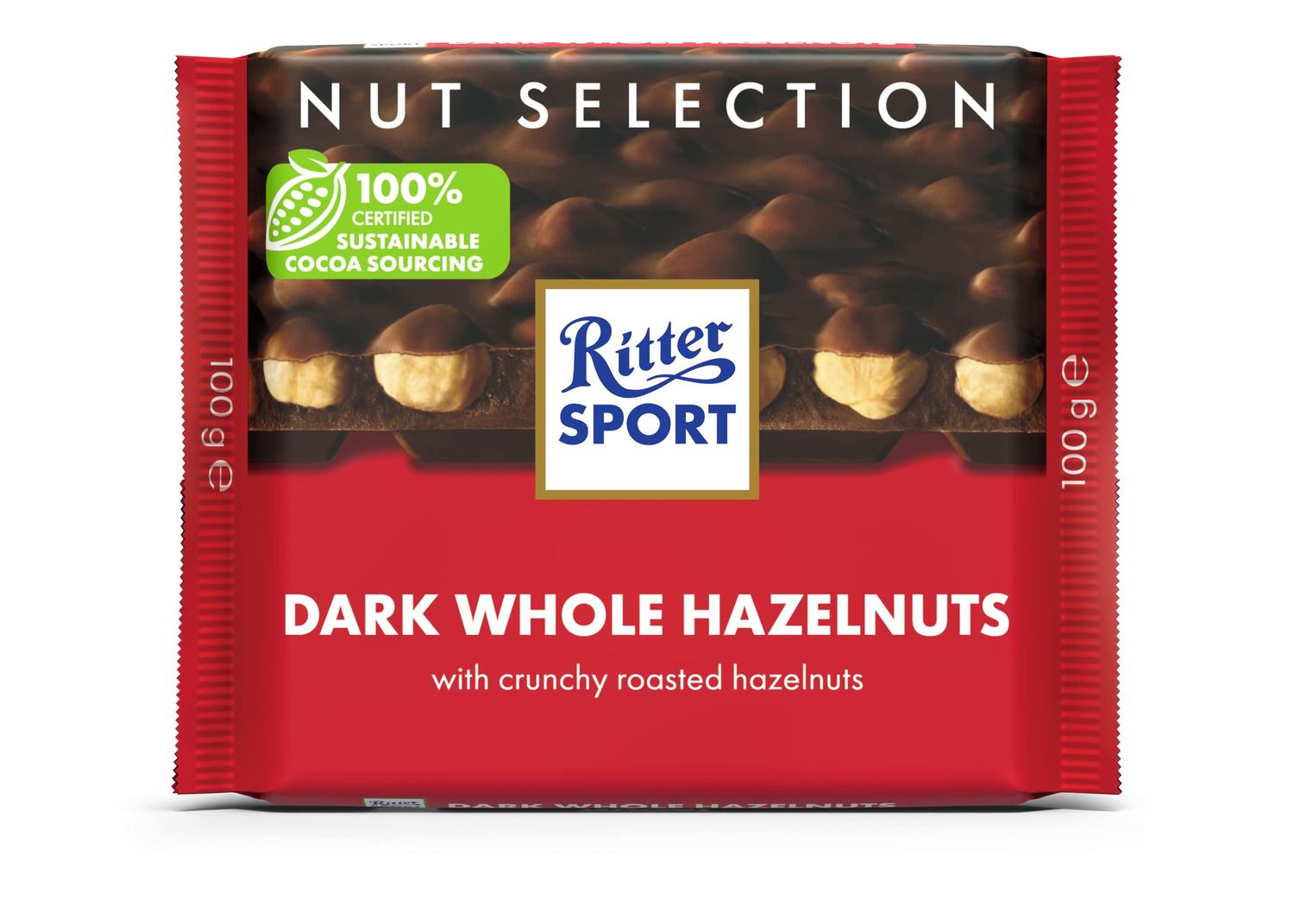 Ritter Sport Dark Chocolate with Hazelnuts -Pack of 3