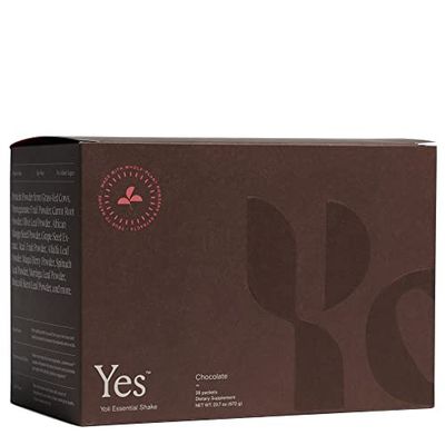 Yoli Essential Shake YES Whey Protein Powder from Grass-Fed Cows - 28 Packets, Chocolate