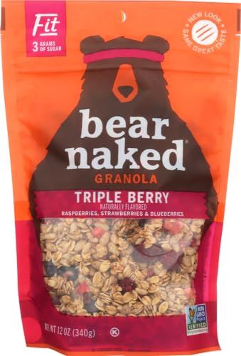 Bear Naked 100% Natural Granola - Triple Berry Crunch - 12 oz - 2 pk