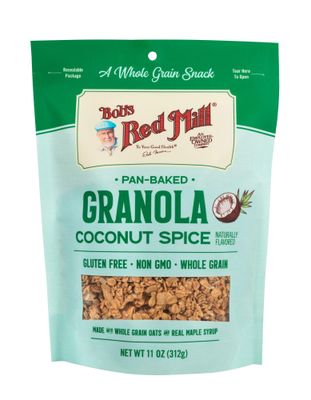 Bobs Red Mill Coconut Spice Homestyle Granola, 11 Ounce Bag (Pack of 6), Certified Gluten Free, Non GMO, Whole Grain