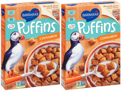 Barbara&#39;s Barbaras Puffins Cinnamon, 10 oz, 2pk