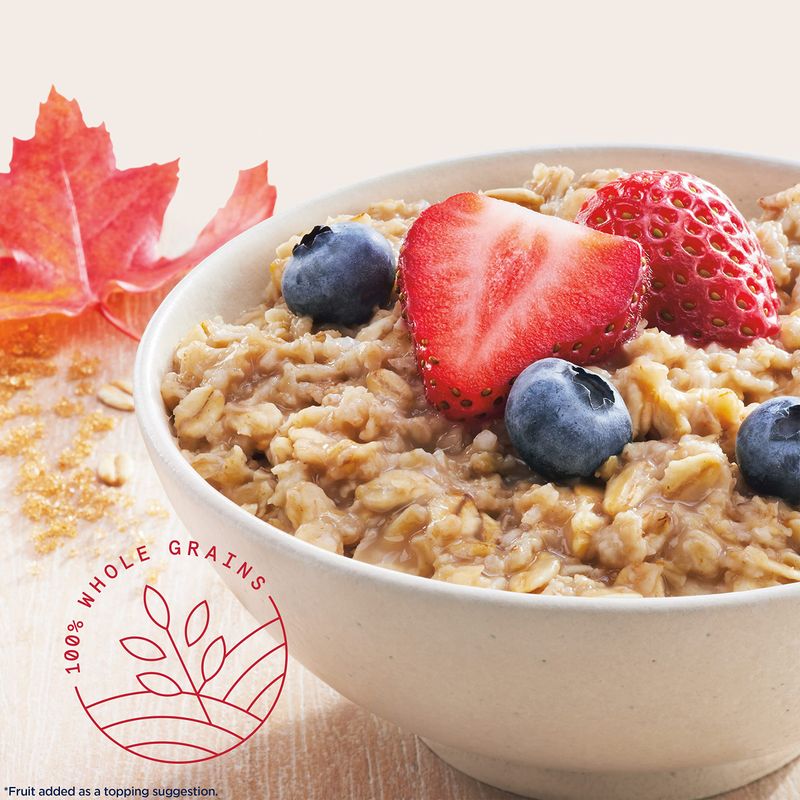 Quaker Instant Oatmeal, Maple &amp; Brown Sugar, Individual Packets, 1.51 Ounce (Pack of 48)