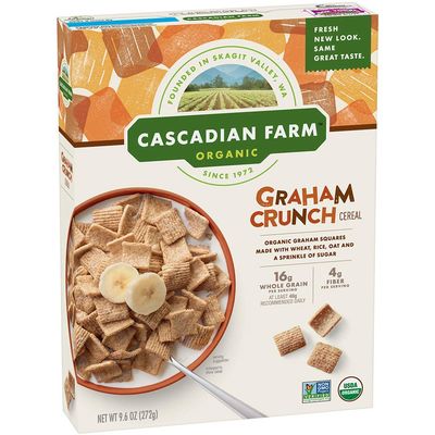 Cascadian Farm Organic Cereal , Graham Crunch, 96 Ounce, (Pack of 10)