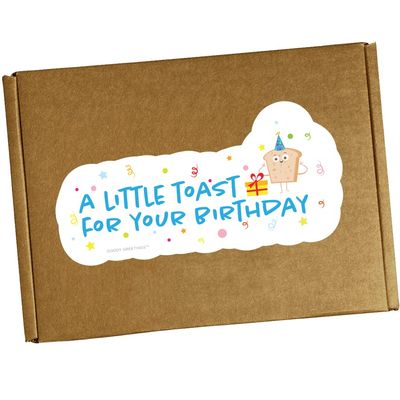Hangry Kit Birthday Snack Box - (20 CT) Happy Birthday Gift Basket Care Package - Contains Birthday Snacks, Cookies, Chips, Candy. Party Variety Gift Box. (Funny 1)