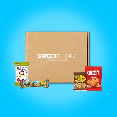 Snack Box Christmas Care Package (120 Count) Variety Snacks candy Gift Box - College Students,Back to school Military, Work or Home - Chips Cookies &amp; Candy! Sweet Choice