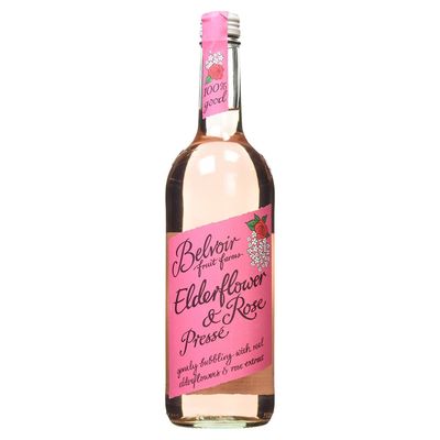 Belvoir Fruit Farms Elderflower and Rose Lemonade 750ml | Elegant Floral Lemonade | Natural Rose and Elderflower Extracts | Refreshing and Delicate | Perfect for Any Occasion