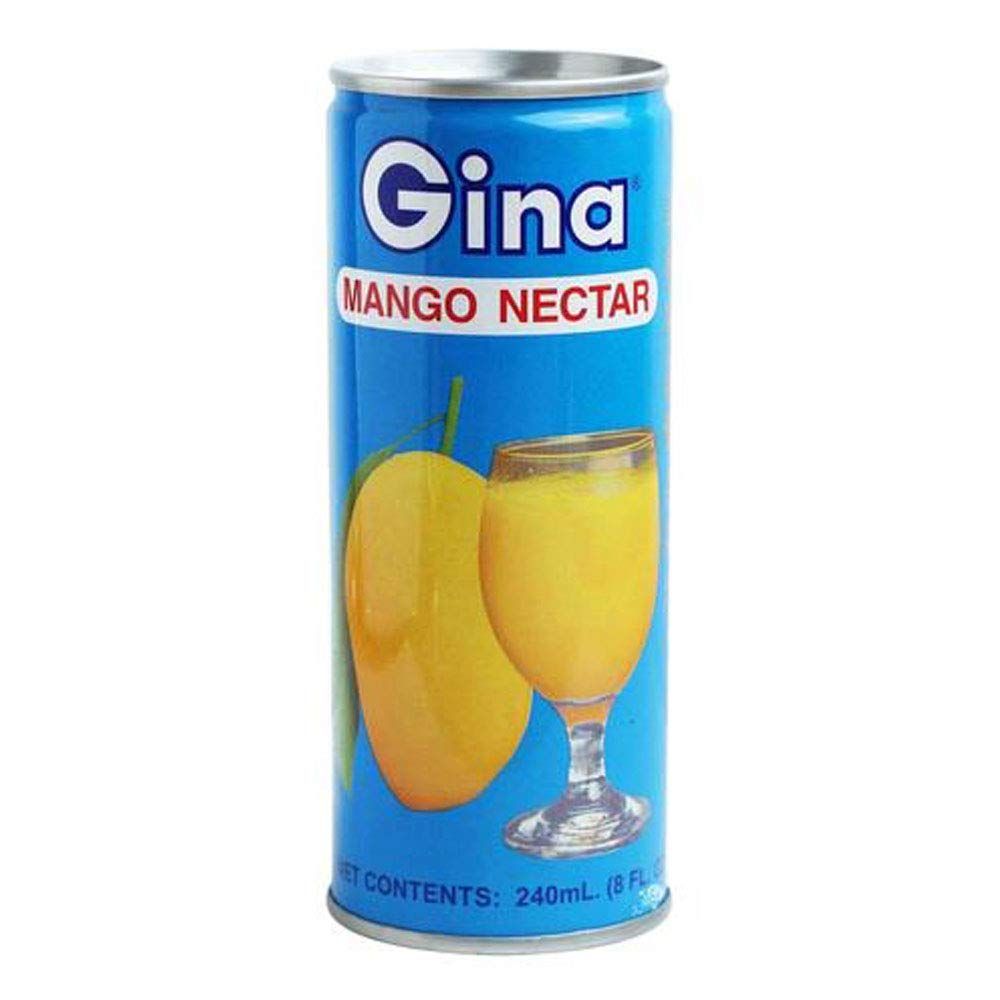 Gina Mango Nectar Juice 8 fl oz / 240ml (Pack of 30)