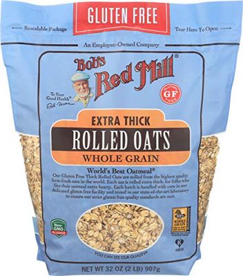Bob&#39;s Red Mill Gluten Free Extra Thick Rolled Oats, 32 Oz