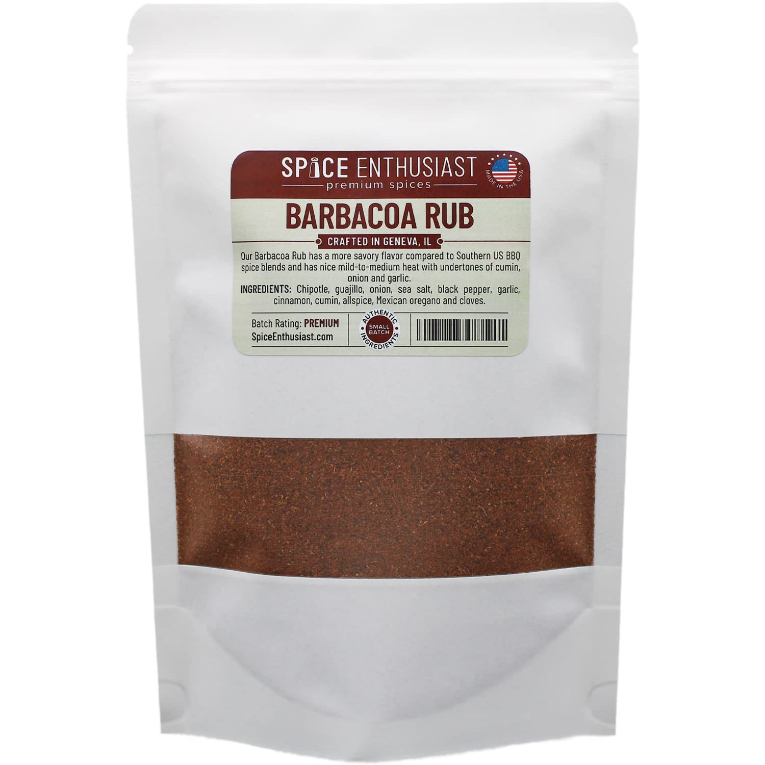 Spice Enthusiast Barbacoa Rub - 8 oz