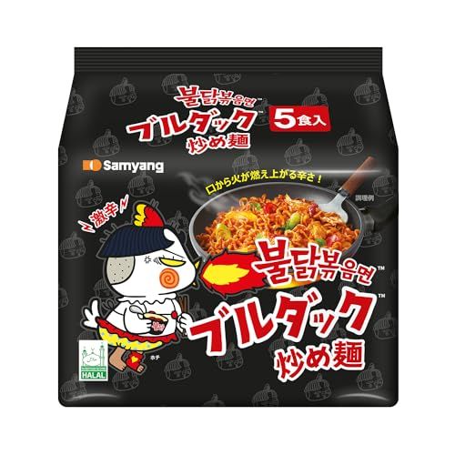 Samyang New Ramen/Spicy Chicken Roasted Noodles, 4.94 oz (Pack of 5)