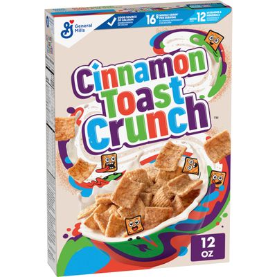 Original Cinnamon Toast Crunch Breakfast Cereal, 12 OZ Cereal Box