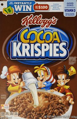 Kellogg&#39;s, Cocoa Krispies Cereal, 15.5oz Box (Pack of 4)