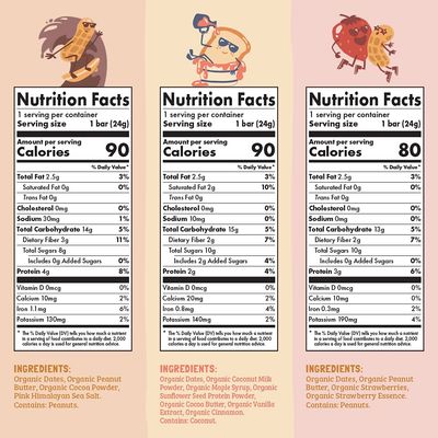 Skout Organic Kids Snack Bar Variety Pack (36 Pack) | Organic Kids Snack Bars | Plant-Based Nutrition | Vegan | Gluten, Dairy, & Soy Free